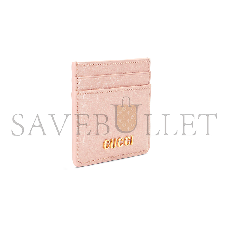 GUCCI CARD CASE WITH GUCCI SCRIPT 773428 (10*7cm) GUCCI CARD CASE WITH GUCCI SCRIPT 773428 (10*7cm)
